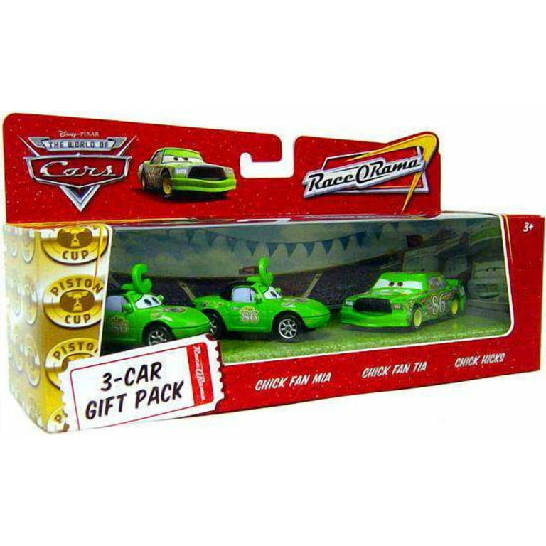 ミニカー Disney PIXAR CARS 3-CAR GIFT PACK 2011 Disney Cars Chick Hicks 3-Car Gift Pack, 1:55 Scale Diecast Car