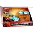 thumbnail image 1 of Disney Cars Multi-Packs Rescue Squad Mater 4-Pack Diecast Car Set [Dr. Mater], 1 of 1