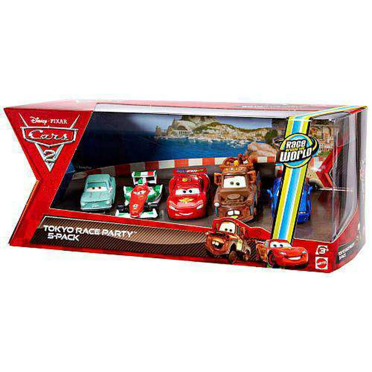 Disney Pixar Cars 2 Diecast Toy Set - Tokyo Race Party 5-Pack