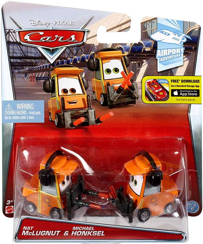 Disney Cars Airport Adventure Nat McLugnut & Michael Honksel
