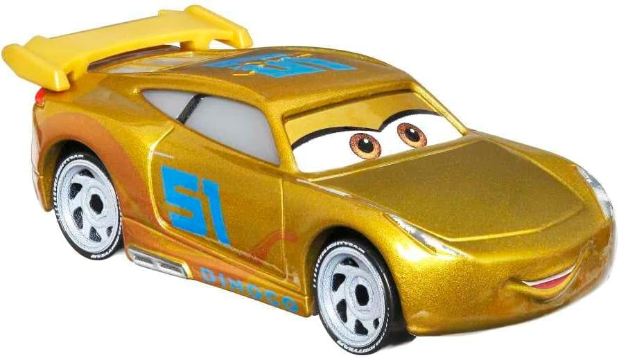 Disney Cars On The Road Diecast Metallic Dinoco Racing Center Cruz ...