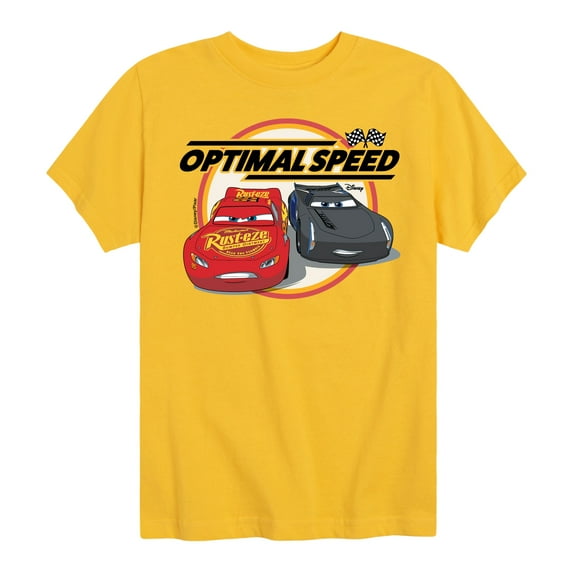 Disney - Cars - Optimal Speed - Boy's Toddler And Youth Short Sleeve Tee
