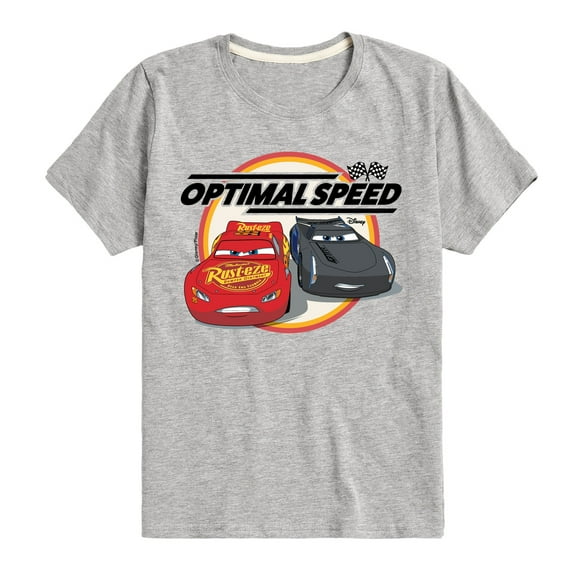 Disney - Cars - Optimal Speed - Boy's Toddler And Youth Short Sleeve Tee