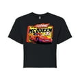 thumbnail image 1 of Disney Cars - Original Lightning McQueen #95 - Juniors Cropped Cotton Blend T-Shirt, 1 of 5