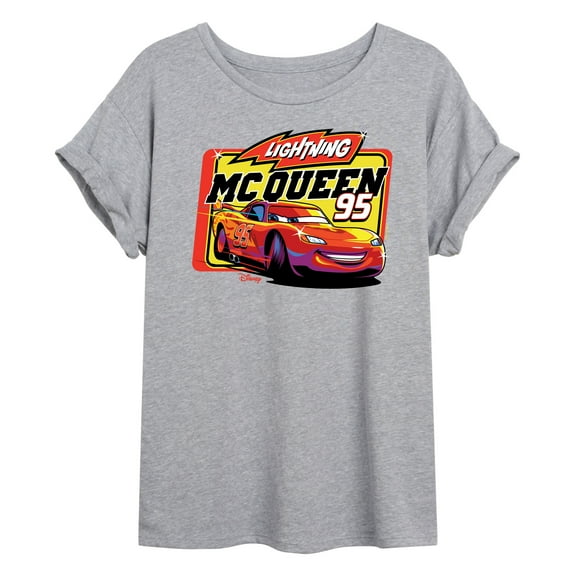 Disney Cars - Original Lightning McQueen #95 - Women's Oversized T-Shirt