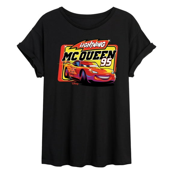 Disney Cars - Original Lightning McQueen #95 - Women's Oversized T-Shirt