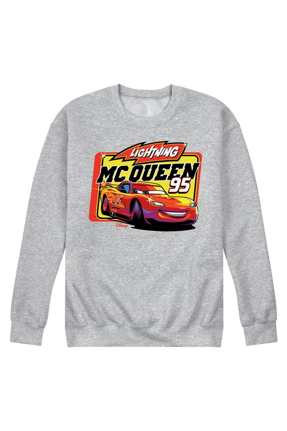 Cars - Original Lightning McQueen #95 - Men's Crew Neck Fleece Pullover
