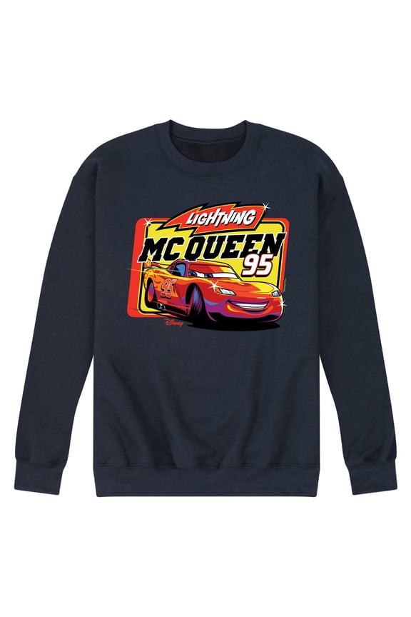 Cars - Original Lightning McQueen #95 - Men's Crew Neck Fleece Pullover