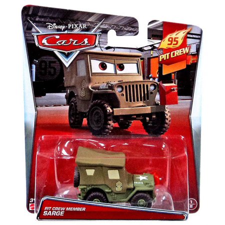 Disney Cars Pit Crew Member Sarge Diecast Car