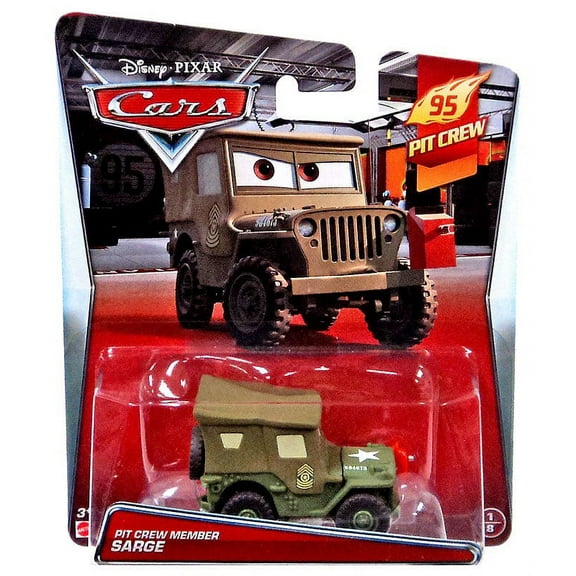 Disney Cars Pit Crew Member Sarge Diecast Car