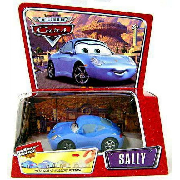 Disney Cars Pullbax Motor Pull Back Sally Plastic Car