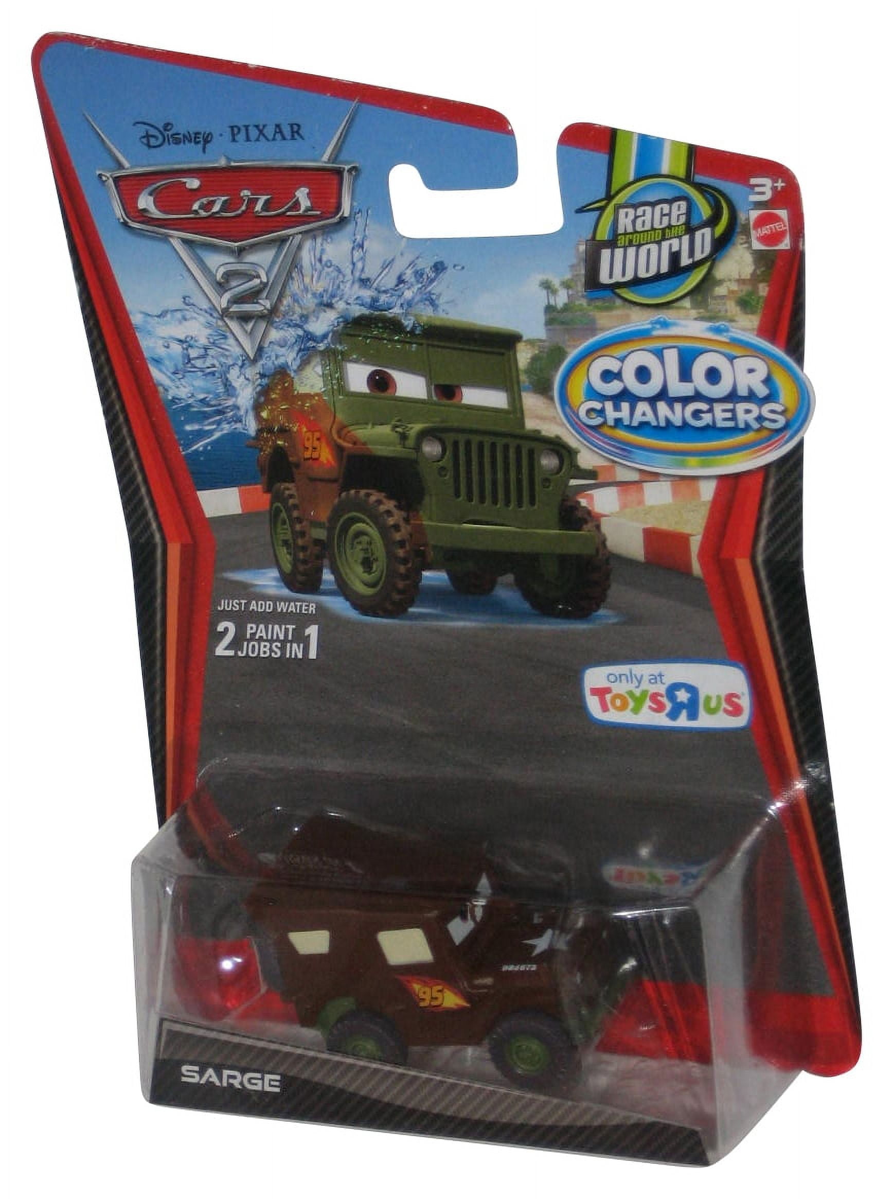 Disney Cars Race Around World Color Changers Sarge (2010) Mattel