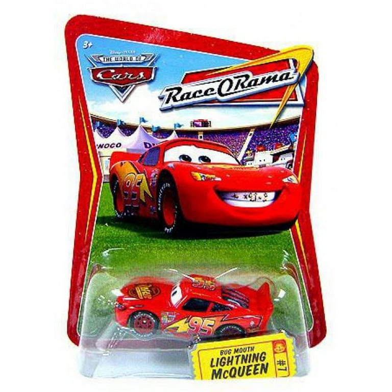 Disney Cars Race-O-Rama Bug Mouth Lightning McQueen Diecast Car