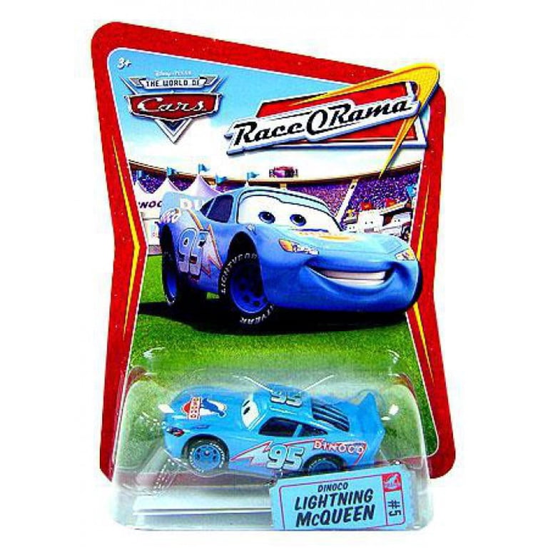 Disney Cars Race-O-Rama Dinoco Lightning McQueen Diecast Car Disney Cars Race-O-Rama Dinoco Lightning McQueen Diecast Car