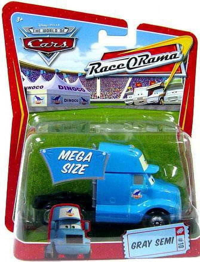 DISNEY PIXAR CARS Disney Cars Race-O-Rama Gray Semi Diecast Car