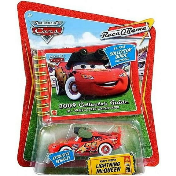 Disney Cars Race-O-Rama Night Vision Lightning McQueen Diecast Car