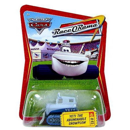 Disney Cars Race-O-Rama Yeti The Abominable Snowplow Diecast Car