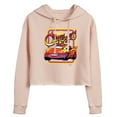 thumbnail image 1 of Disney Cars - Radiator Springs Classic Lightning McQueen - Juniors Cropped Pullover Hoodie, 1 of 5