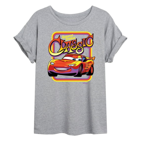 Disney Cars - Radiator Springs Classic Lightning McQueen - Women's Oversized T-Shirt