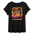 thumbnail image 1 of Disney Cars - Radiator Springs Classic Lightning McQueen - Women's Oversized T-Shirt, 1 of 5
