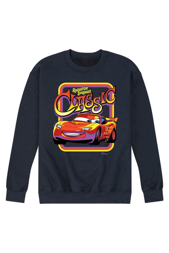 Cars - Radiator Springs Classic Lightning McQueen - Men's Crew Neck Fleece Pullover