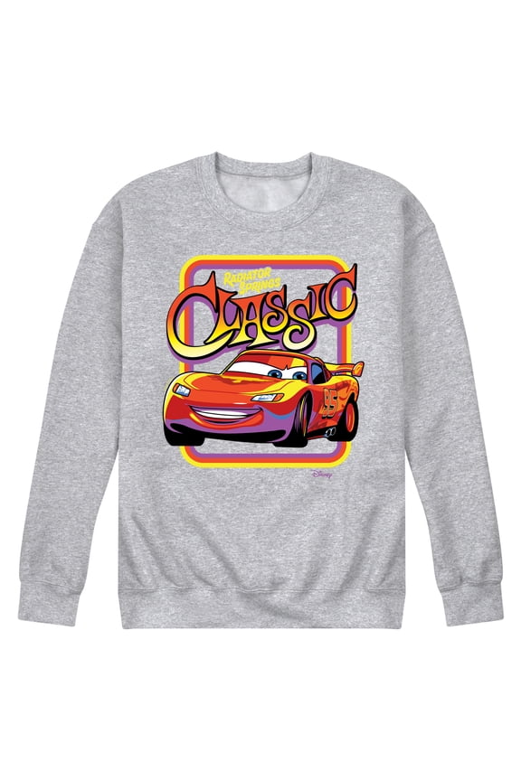 Cars - Radiator Springs Classic Lightning McQueen - Men's Crew Neck Fleece Pullover