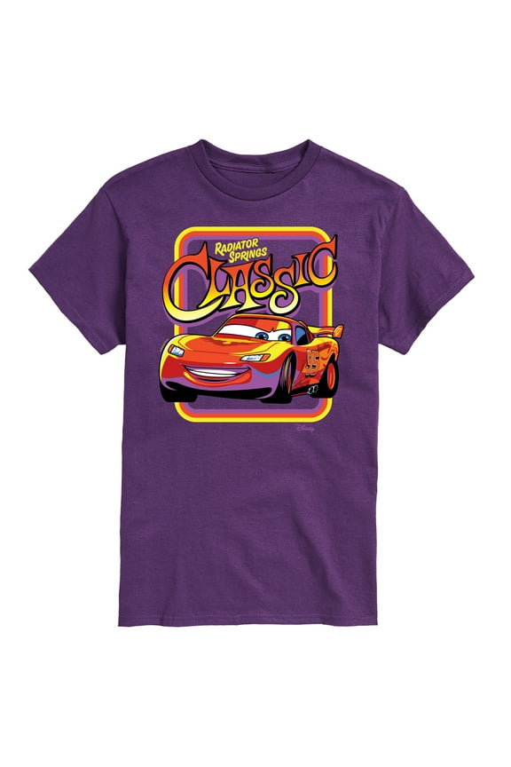 Cars - Radiator Springs Classic Lightning McQueen - Men's Short Sleeve Graphic T-Shirt