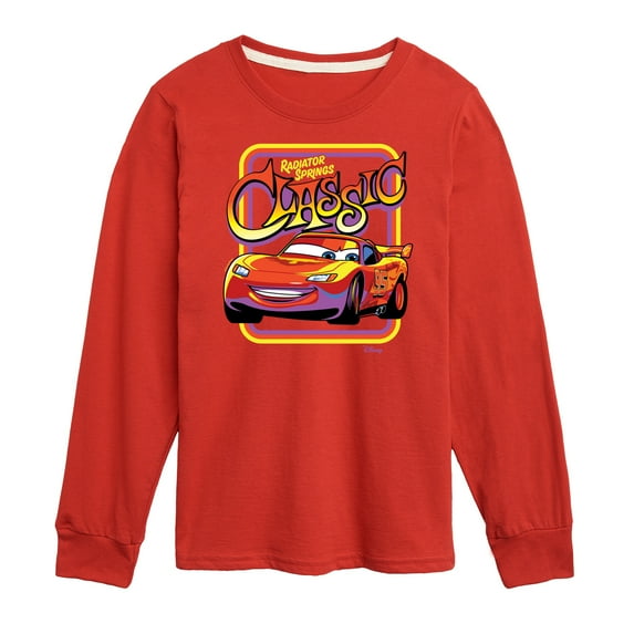 Disney Cars - Radiator Springs Classic Lightning McQueen - Toddler & Youth Long Sleeve Graphic T-Shirt