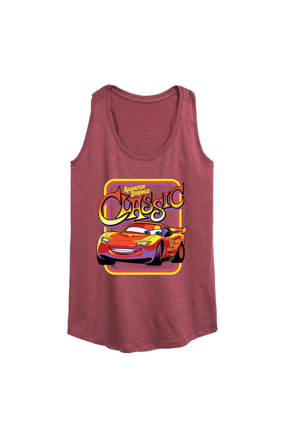 Cars - Radiator Springs Classic Lightning McQueen - Women's Racerback Tank Top