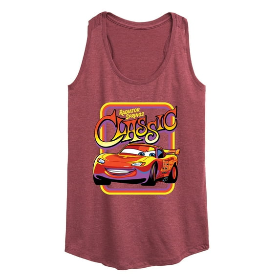 Disney Cars - Radiator Springs Classic Lightning McQueen - Women's Racerback Tank Top