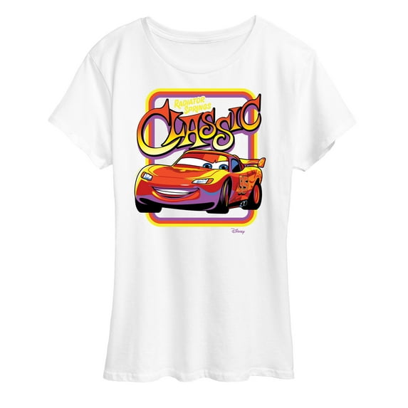 Disney Cars - Radiator Springs Classic Lightning McQueen - Women's Short Sleeve Graphic T-Shirt