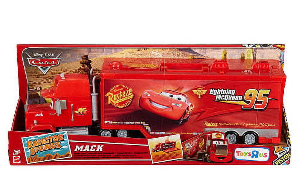 Disney Cars Mack Truck Hauler Carry Case Playcase Radiator Springs Classic  4K #Toys #Unboxing 