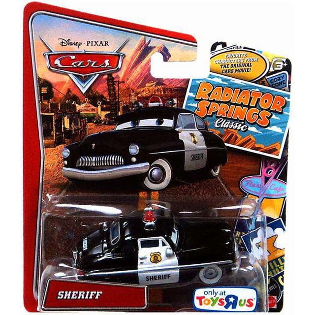 Disney Cars Radiator Springs Classic Sheriff Diecast Car - Walmart ...