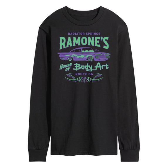Disney Cars - Radiator Springs Ramone's House of Body Art Rt 66 - Men's Long Sleeve T-Shirt