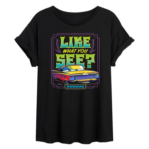 Disney Cars - Ramone Like What You See - Juniors Ideal Flowy Muscle T-Shirt