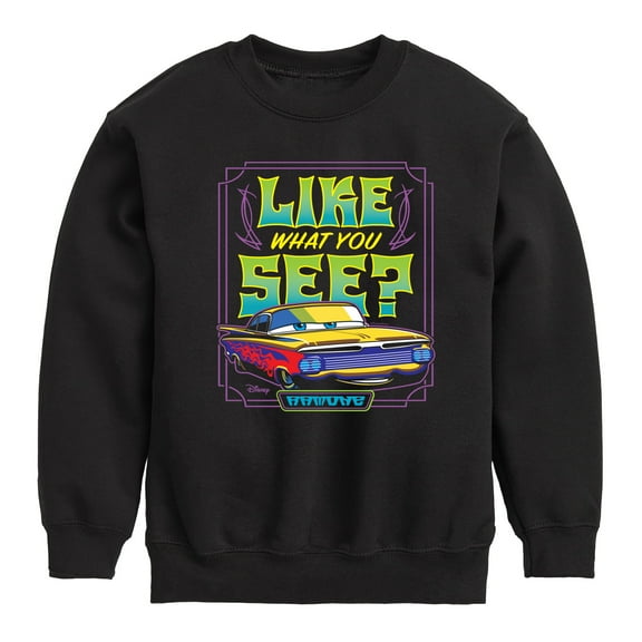 Disney Cars - Ramone Like What You See - Toddler & Youth Crewneck Fleece Sweatshirt