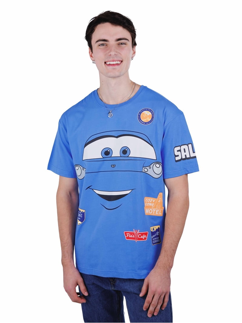 Disney Cars Men's Cosplay Short Sleeve T-Shirt Sally Cozy Cone