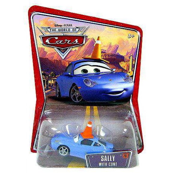 Disney Cars Series 1 Sally with Cone Diecast Car