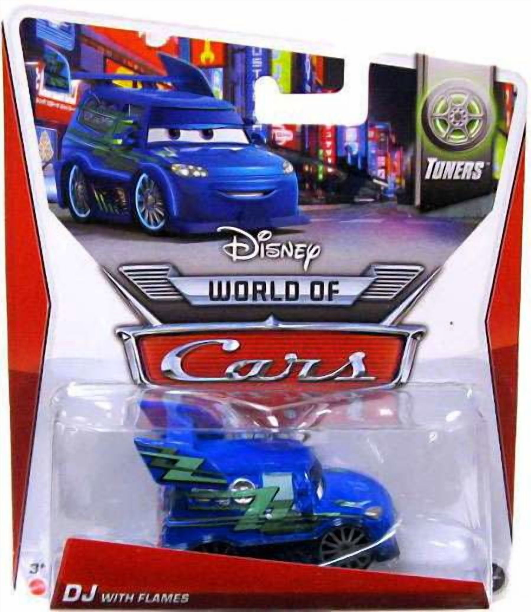 DJ with Flames ミニカー Disney Cars Series 2 DJ with Flames Diecast Car - Walmart.com