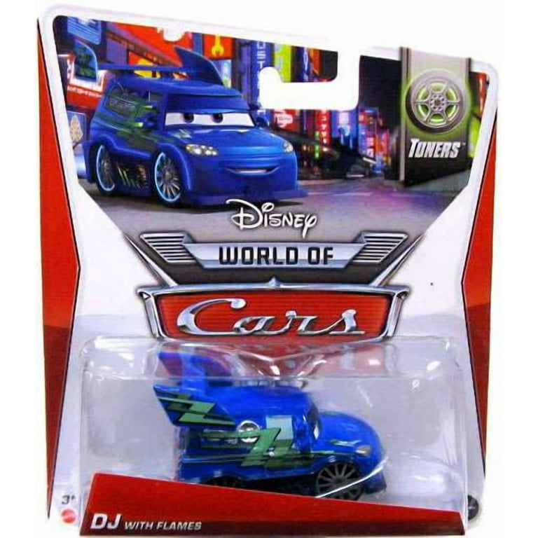 DJ with Flames ミニカー Disney Cars Series 2 DJ with Flames Diecast Car - Walmart.com