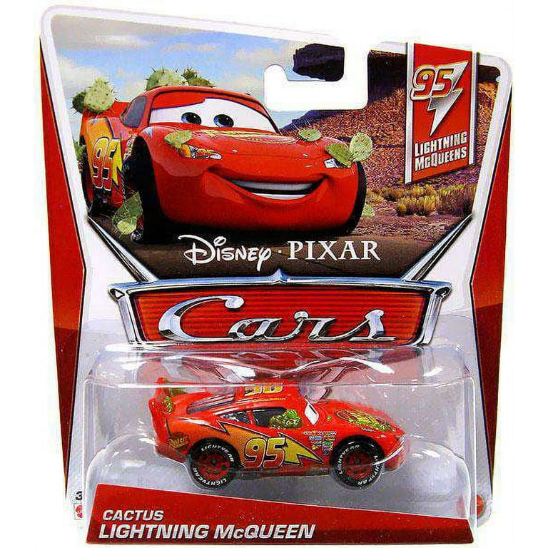 Disney Cars Series 3 Cactus Lightning McQueen Diecast Car