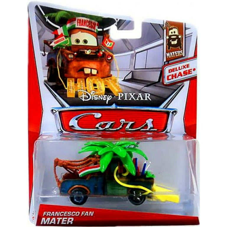 FRANCESCO fan フランチェスコ　ファン　メーター カーズ ミニカー Disney Cars Series 3 Francesco Fan Mater 1:55 Diecast Car