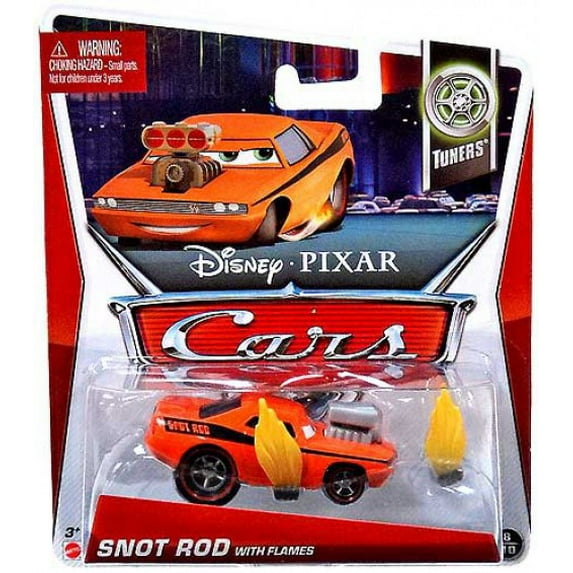 Disney Cars Series 3 Snot Rod with Flames Diecast Car