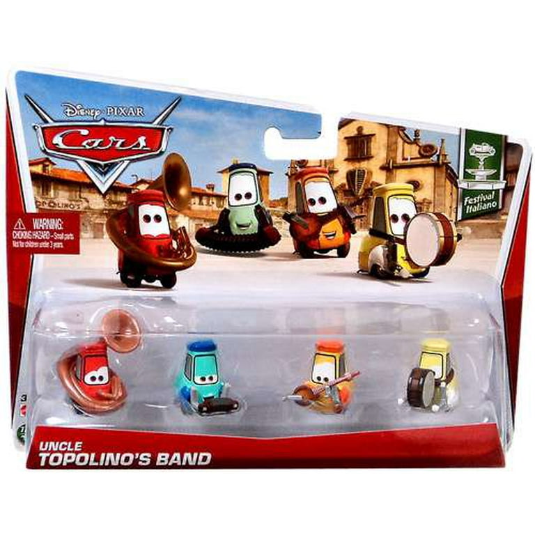 アンクル　トッポリーノ　バンド TOPOLINO カーズ ミニカー Disney Cars Series 3 Uncle Topolino's Band 4-Pack 1:55 Diecast Car