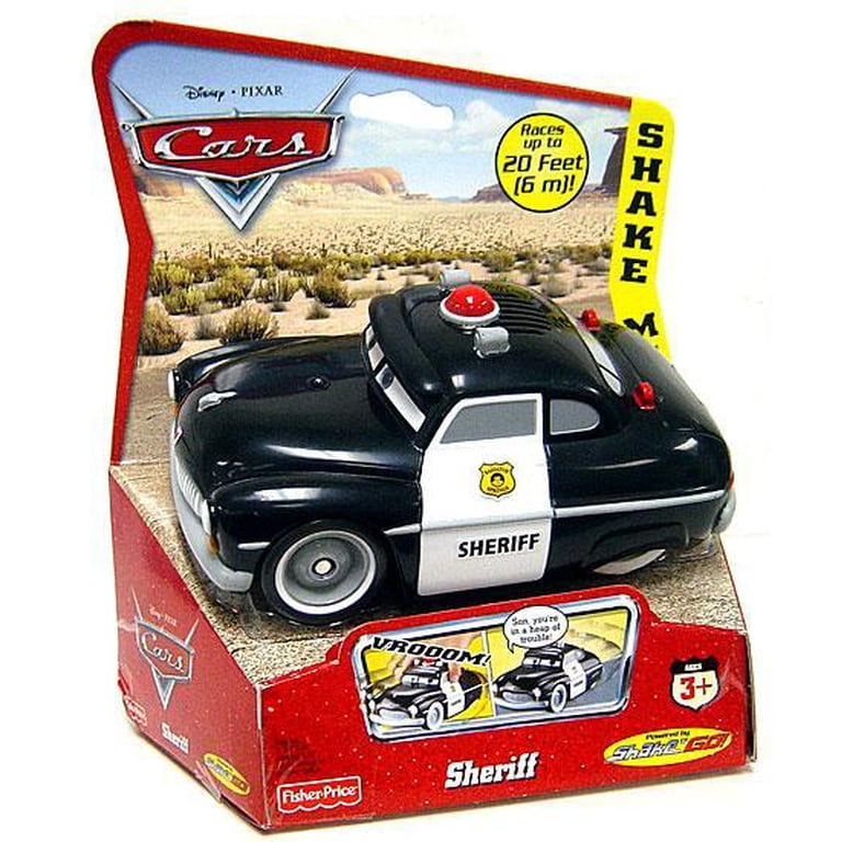 Disney Cars Shake 'N Go Sheriff Shake 'N Go Car - Walmart.com