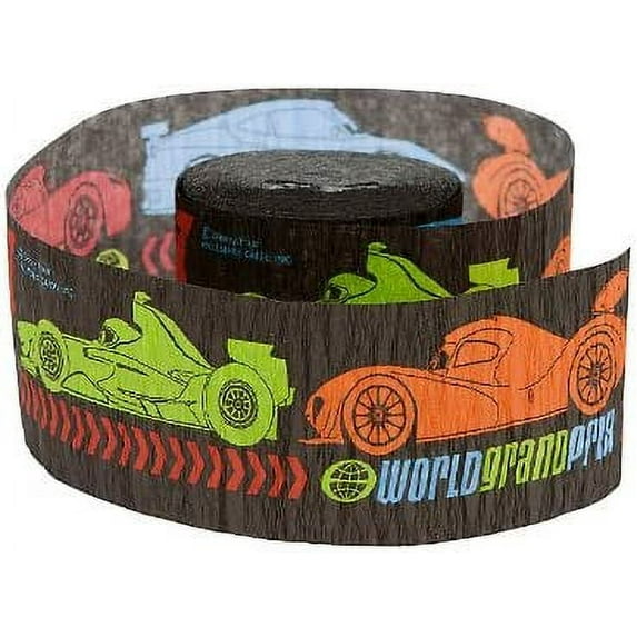 Disney Cars 2 Movie Pixar Cartoon Kids Birthday Party Decoration Crepe Streamer