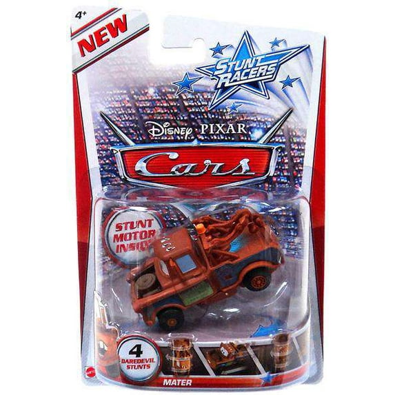 Disney Cars Stunt Racers Mater Plastic Car