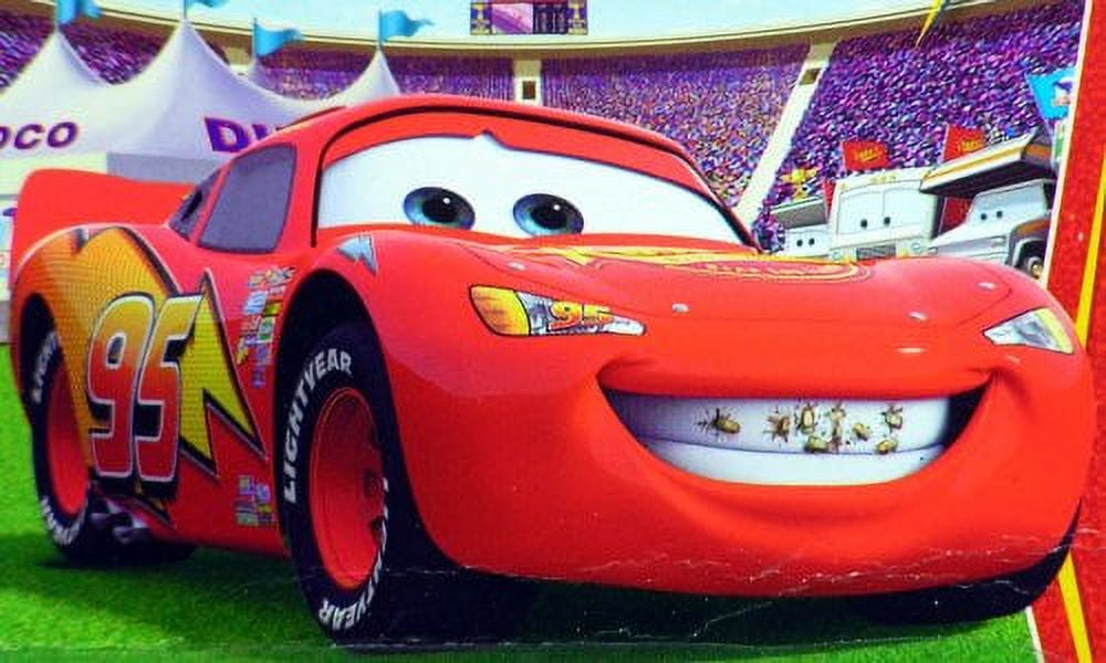 DISNEY PIXAR CARS Disney Cars Supercharged Bug Mouth Lightning McQueen Diecast Car
