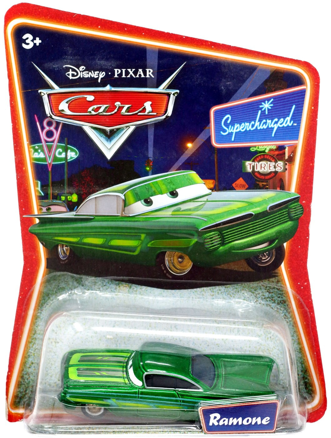 Disney Cars Supercharged Ramone Green Diecast Car Walmart