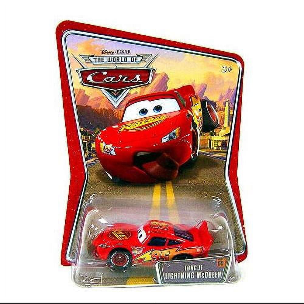 ミニカー Mattel Cars Tongue McQueen Disney Cars Supercharged Tongue Lightning McQueen 1:55